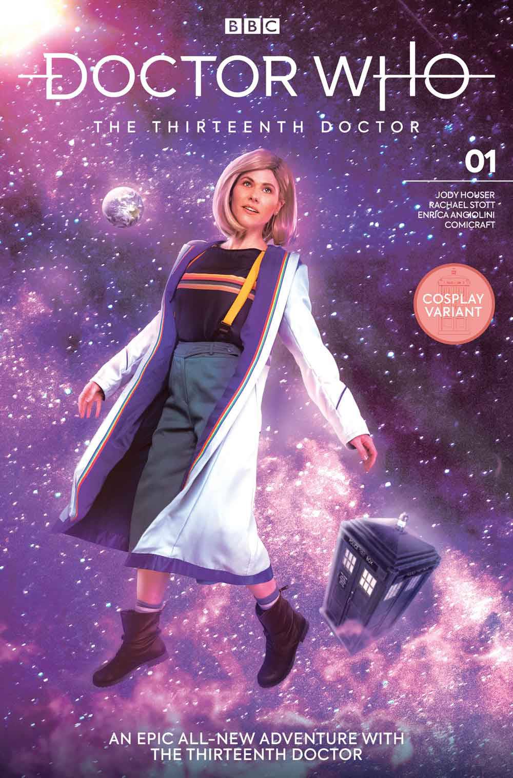 DOCTOR WHO 13TH #1 CVR K STAMOS COSPLAY