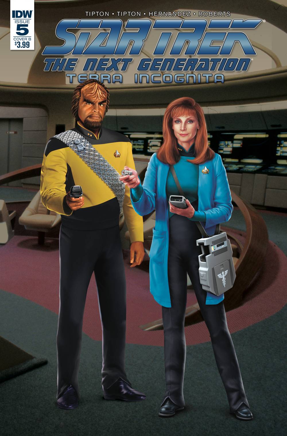 Star Trek: The Next Generation: Terra Incognita 5 Var B Comic Book NM