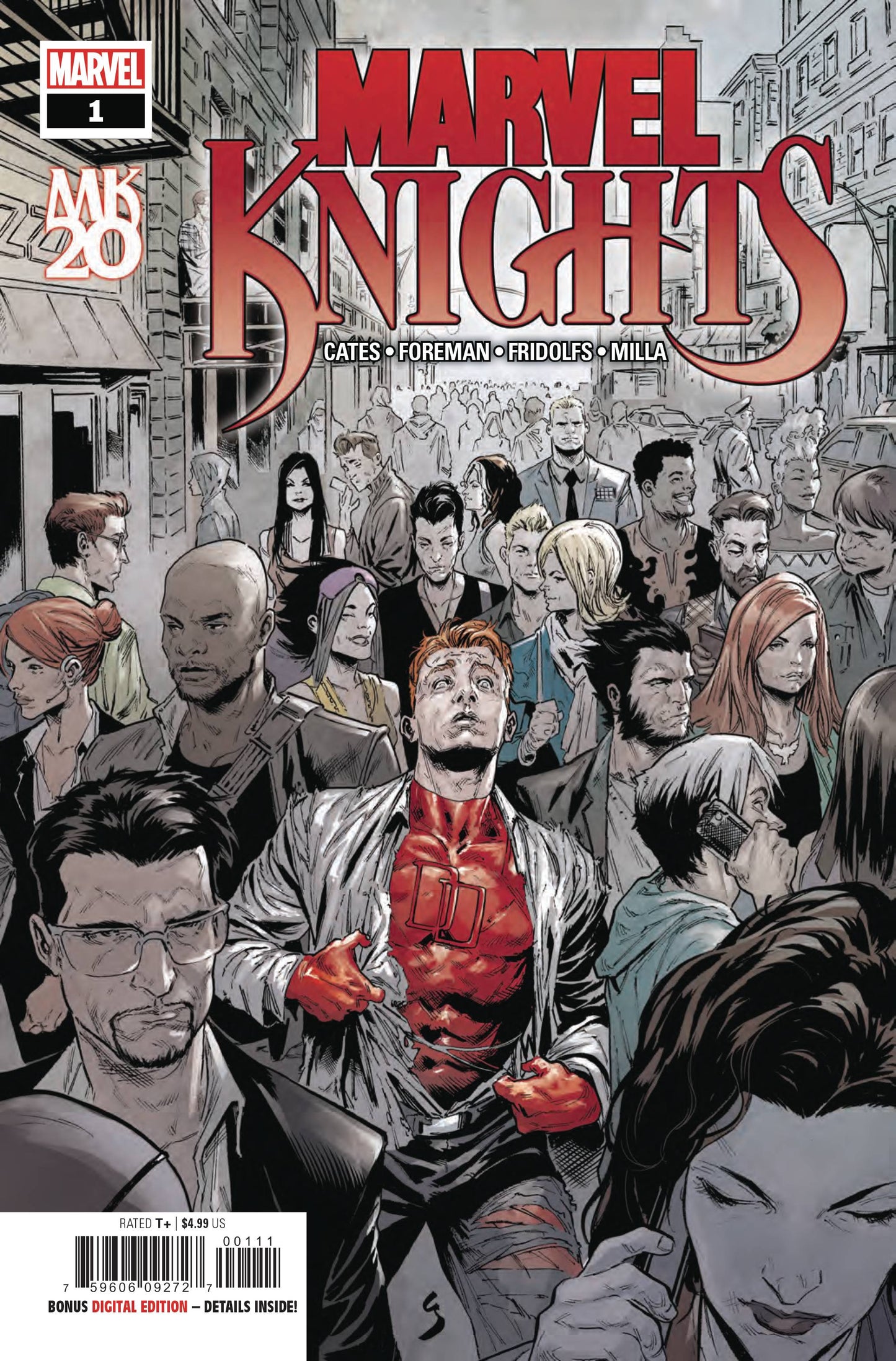 Marvel Knights 20th 1 Comic Book NM