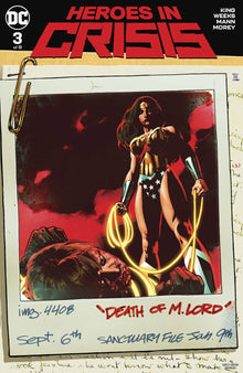 Heroes In Crisis 3 Var A Comic Book NM