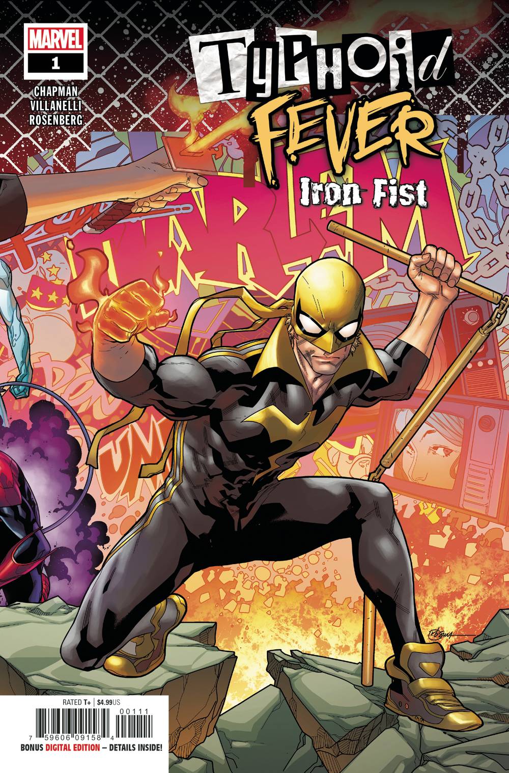 Typhoid Fever: Iron Fist 1 Comic Book NM