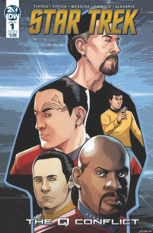 Star Trek: The Q Conflict 1 Var B Comic Book NM