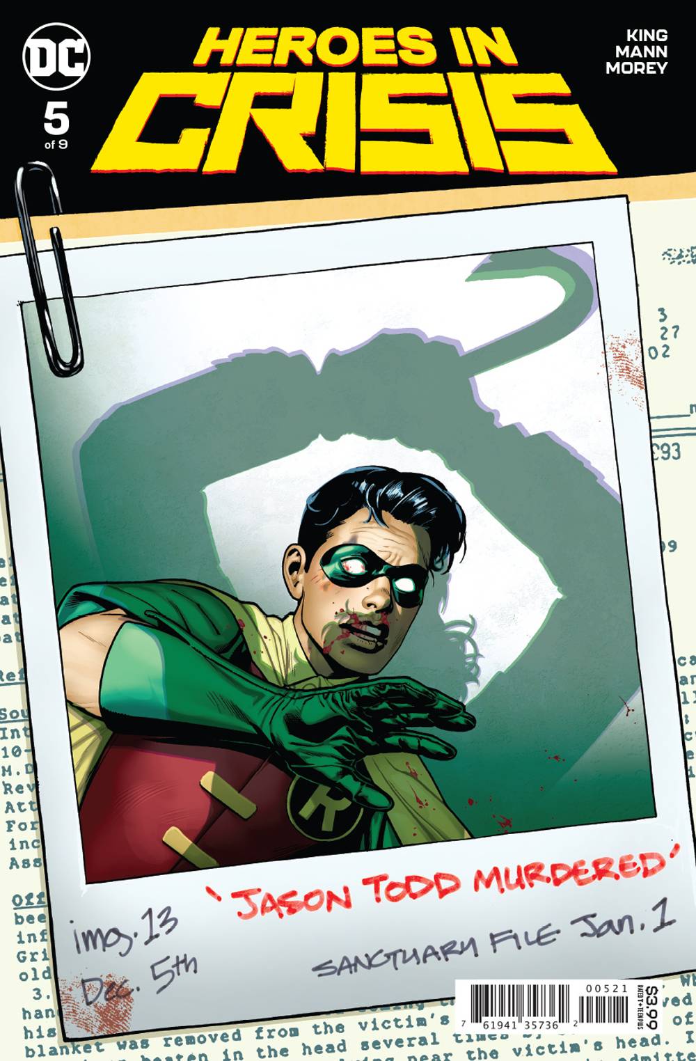 Heroes In Crisis 5 Var A Comic Book NM