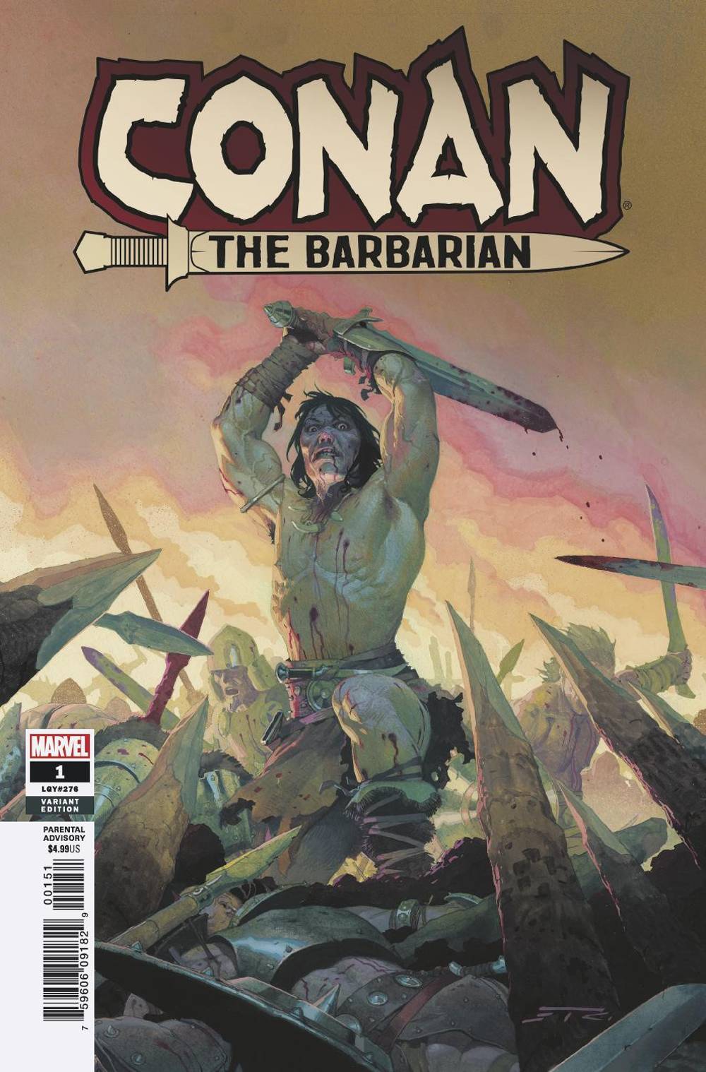 Conan the Barbarian #1 Esad Ribić Teaser Variant