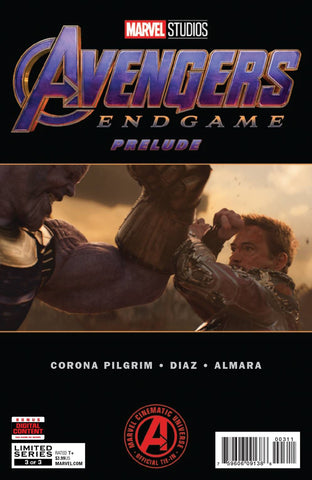 Marvel’s Avengers: Endgame Prelude 3 Comic Book NM