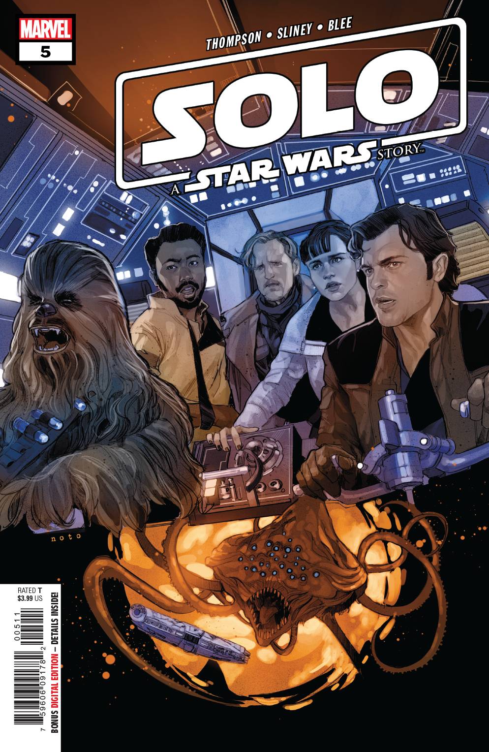 Star Wars: Solo Adaptation 5 Comic Book NM