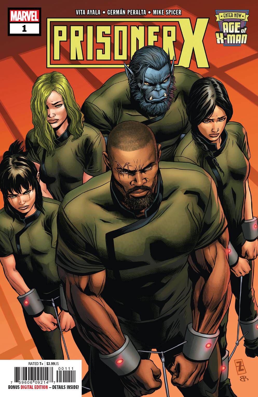 Age of X-Man: Prisoner X 1 Comic Book