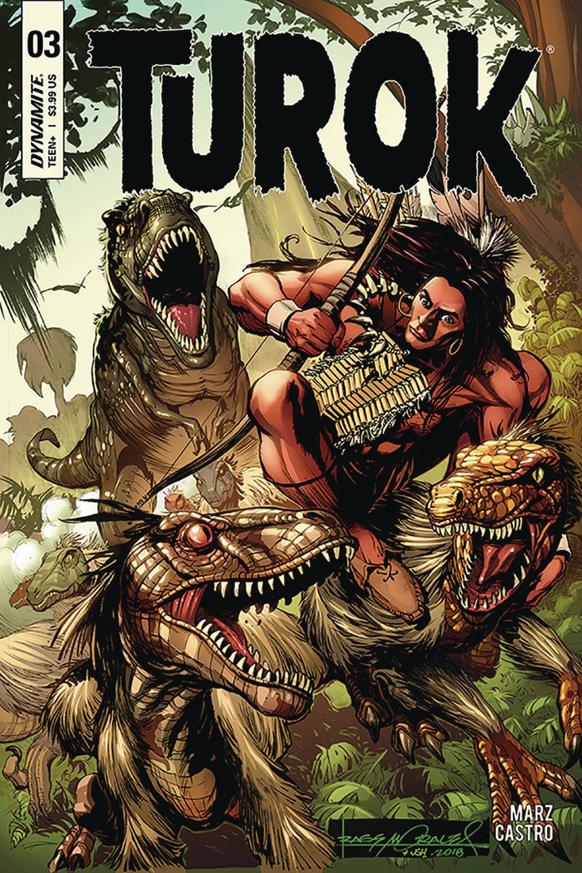 Turok (Dynamite, 2nd Series) 3 Var A Comic Book NM