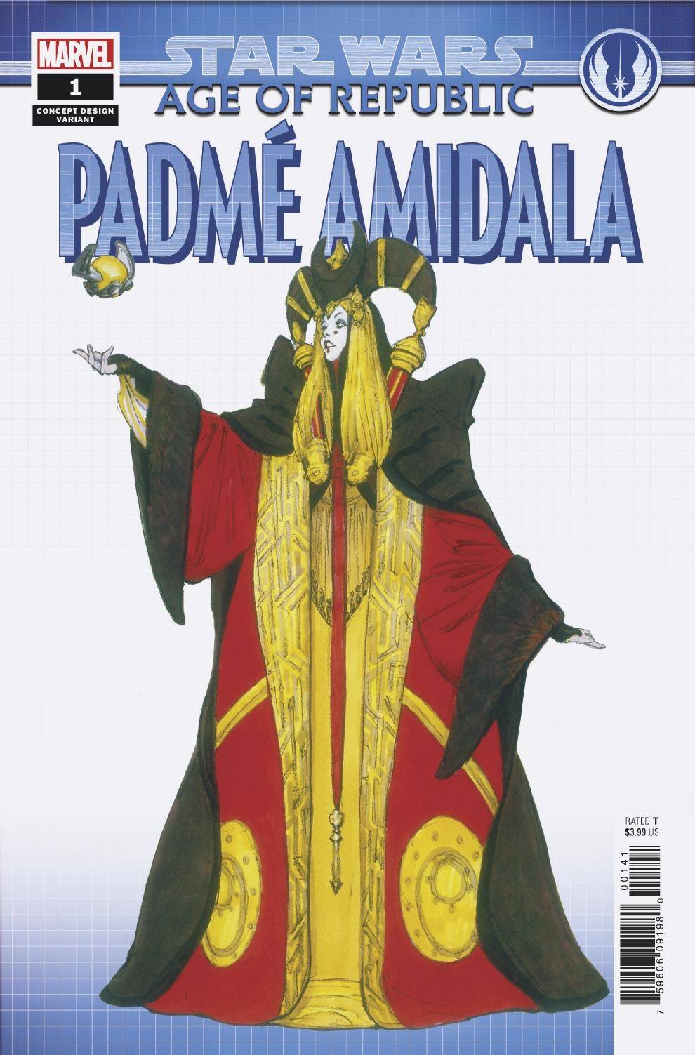 Star Wars: Age of Republic—Padme Amidala 1 Var C Comic Book NM