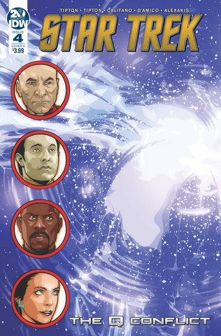 Star Trek: The Q Conflict 4 Var A Comic Book NM
