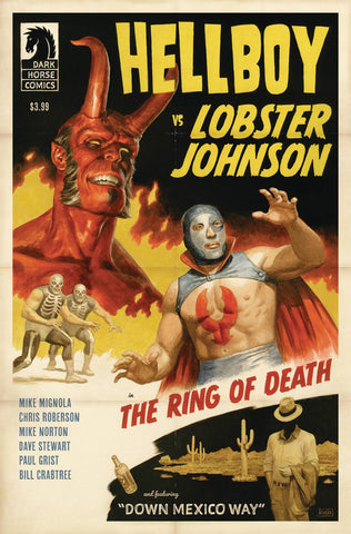 Hellboy vs. Lobster Johnson: The Ring of Death 1 Comic Book NM