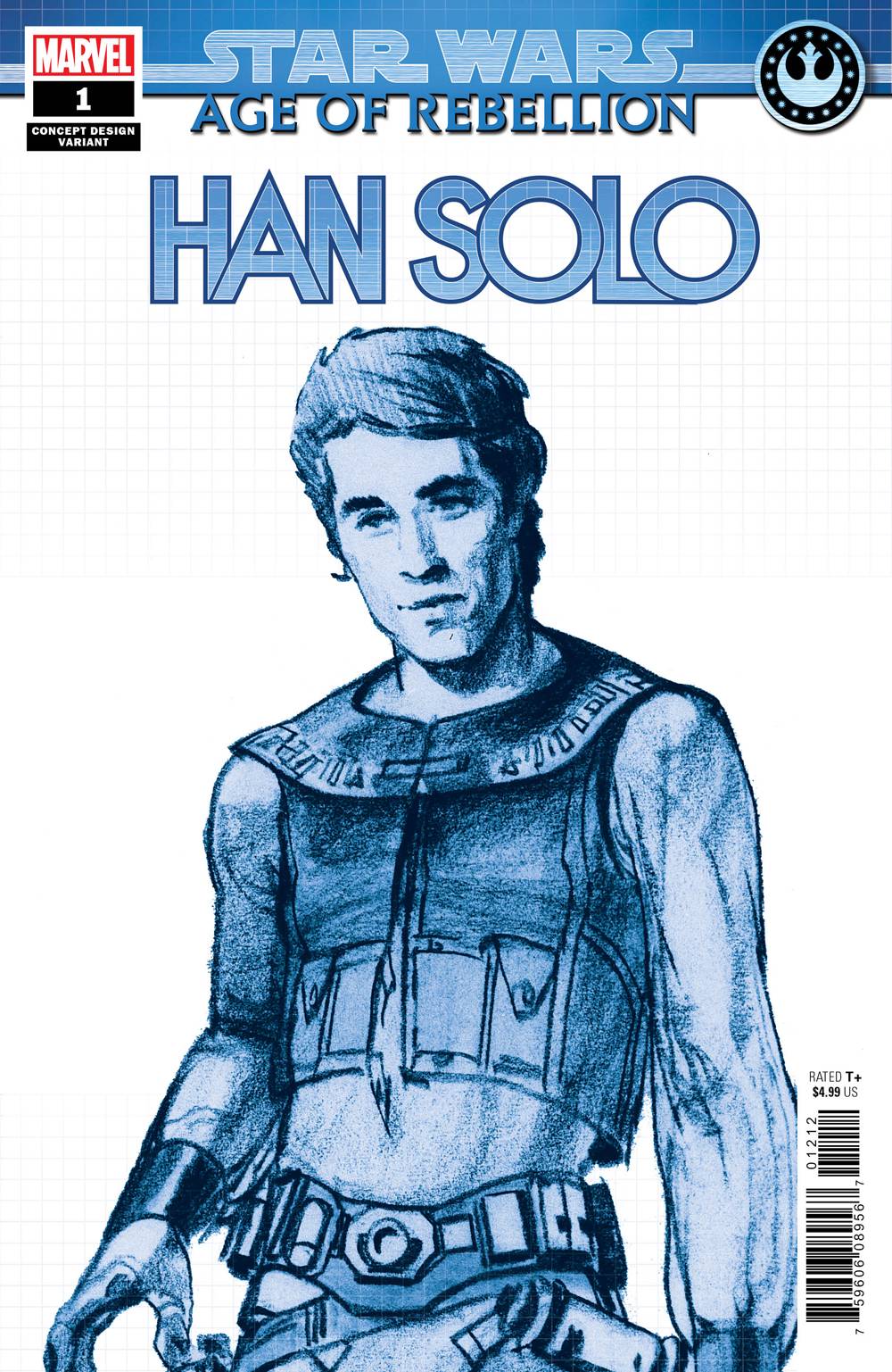 Star Wars: Age of Rebellion—Han Solo 1 Var D Comic Book NM