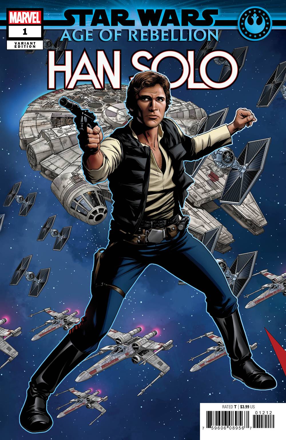 Star Wars: Age of Rebellion—Han Solo 1 Var B Comic Book NM