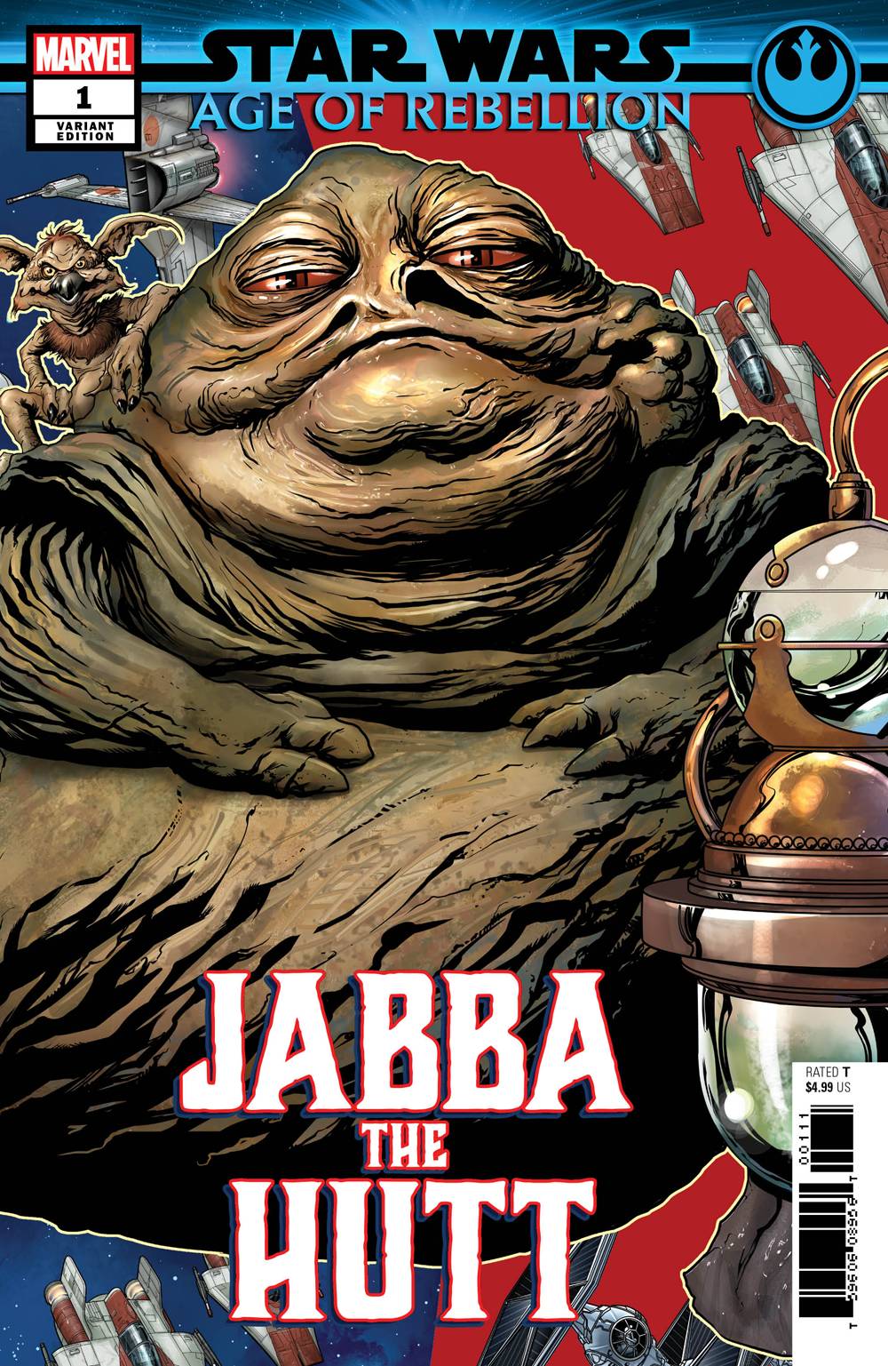 Star Wars: Age of Rebellion—Jabba the Hutt 1 Var B Comic Book NM