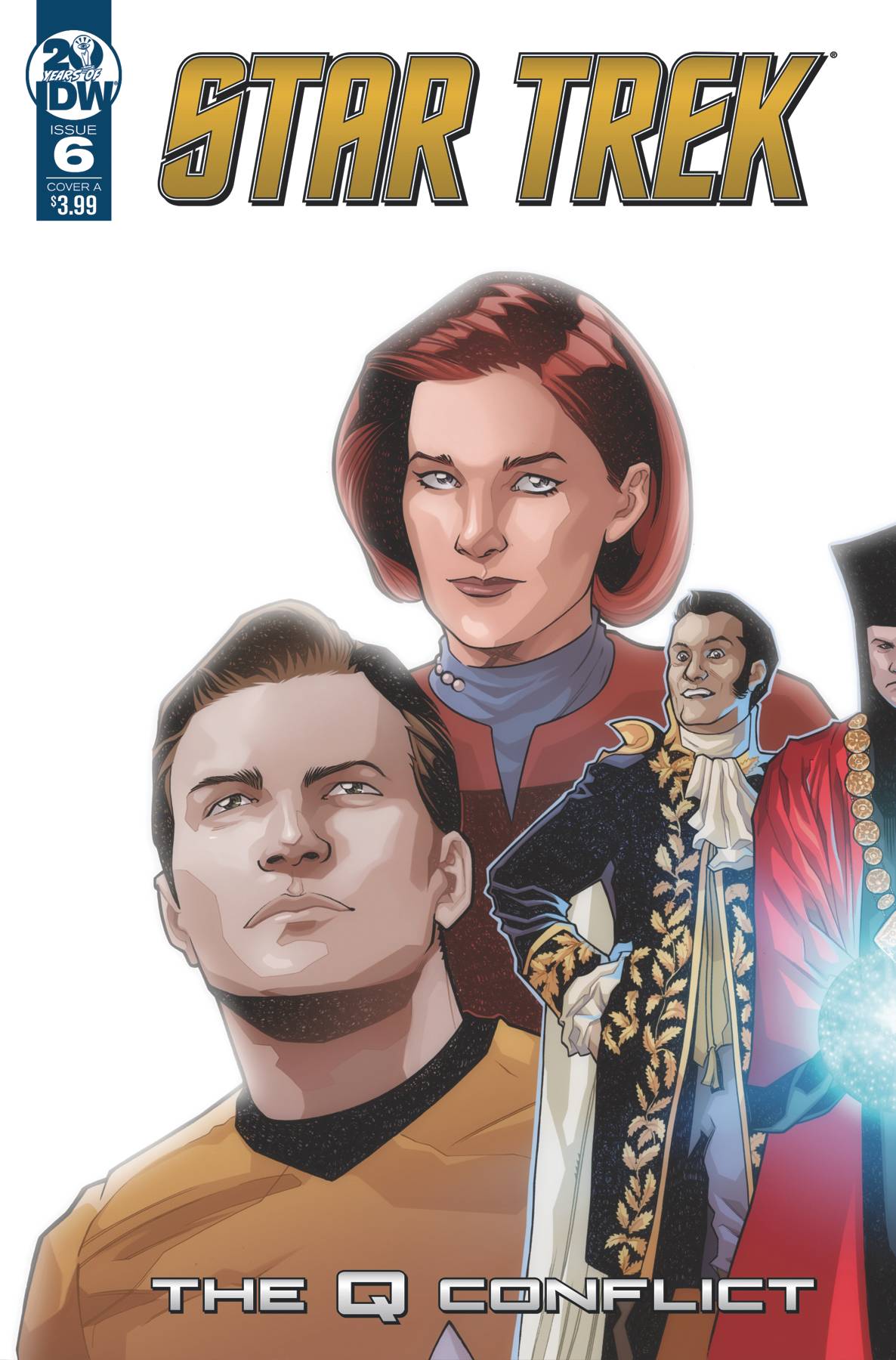 Star Trek: The Q Conflict 6 Var A Comic Book NM
