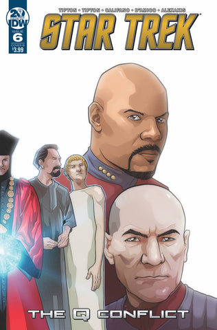 Star Trek: The Q Conflict 6 Var B Comic Book NM