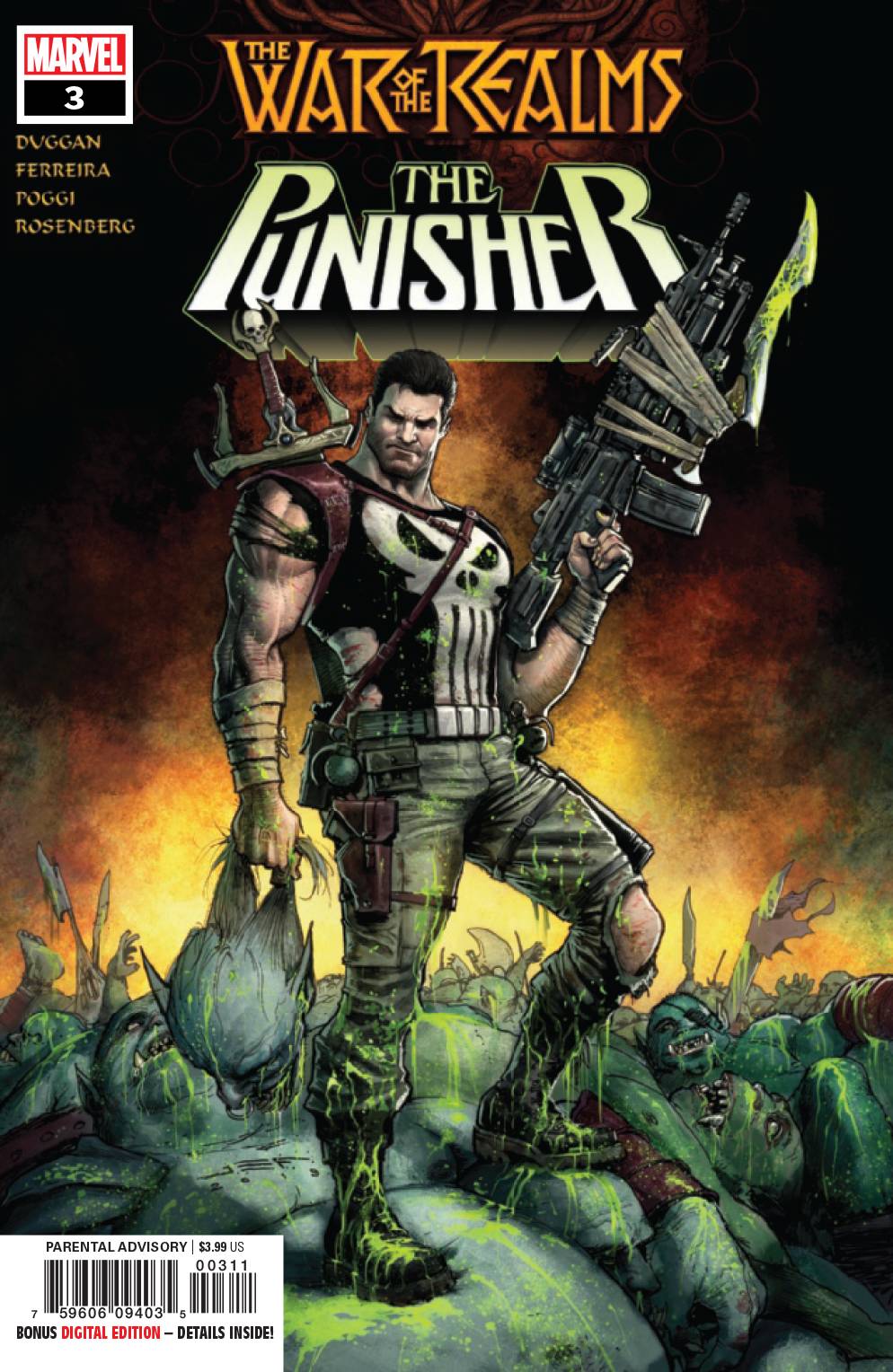 War of the Realms: Punisher 3 Comic Book NM