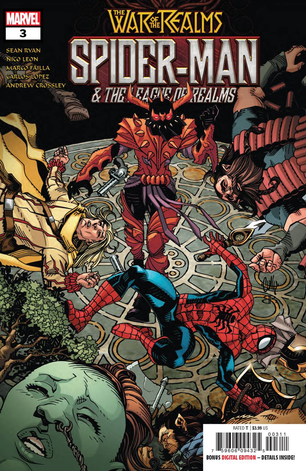 Spider-Man & the League of Realms 3 Comic Book NM