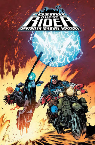 Cosmic Ghost Rider Destroys Marvel History 4 Var A Comic Book NM