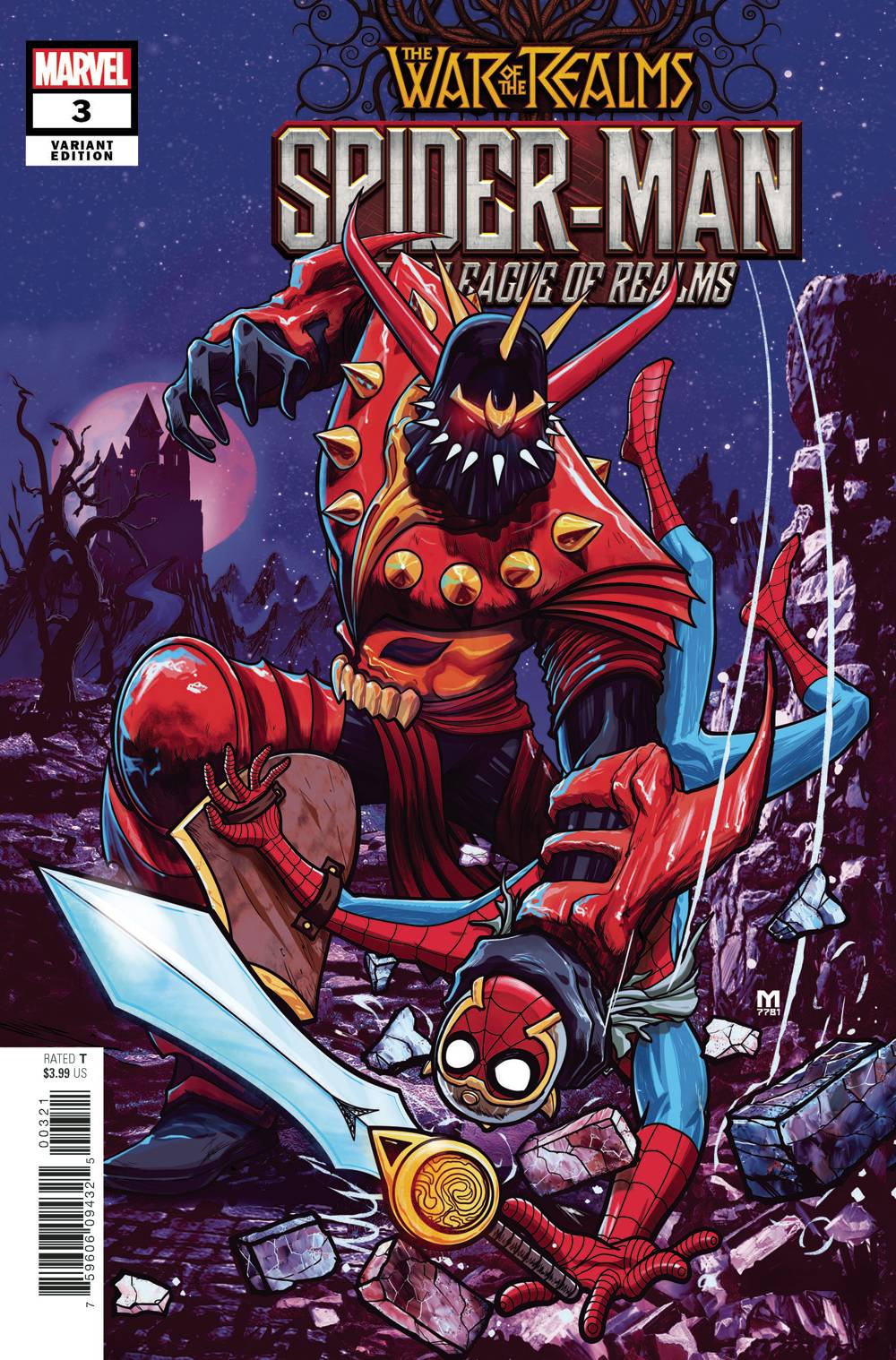 Spider-Man & the League of Realms 3 Var A Comic Book NM