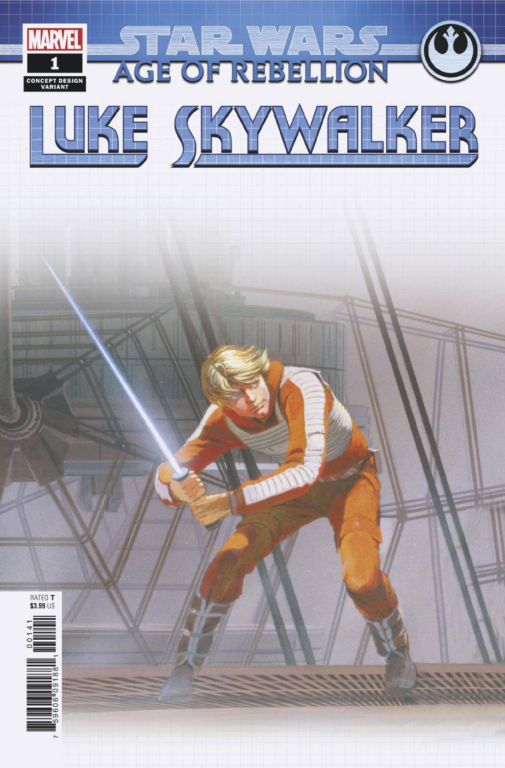 Star Wars: Age of Rebellion—Luke Skywalker 1 Var C Comic Book NM