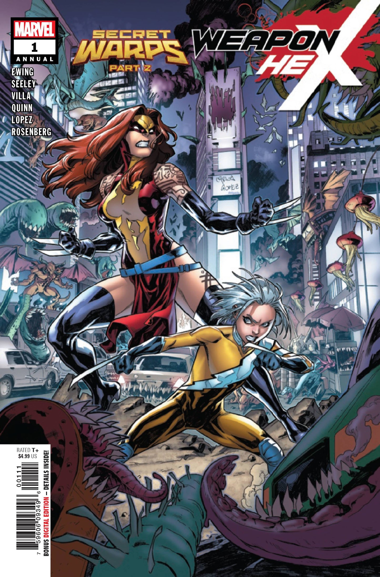 Secret Warps: Weapon Hex Anl 1 Comic Book NM