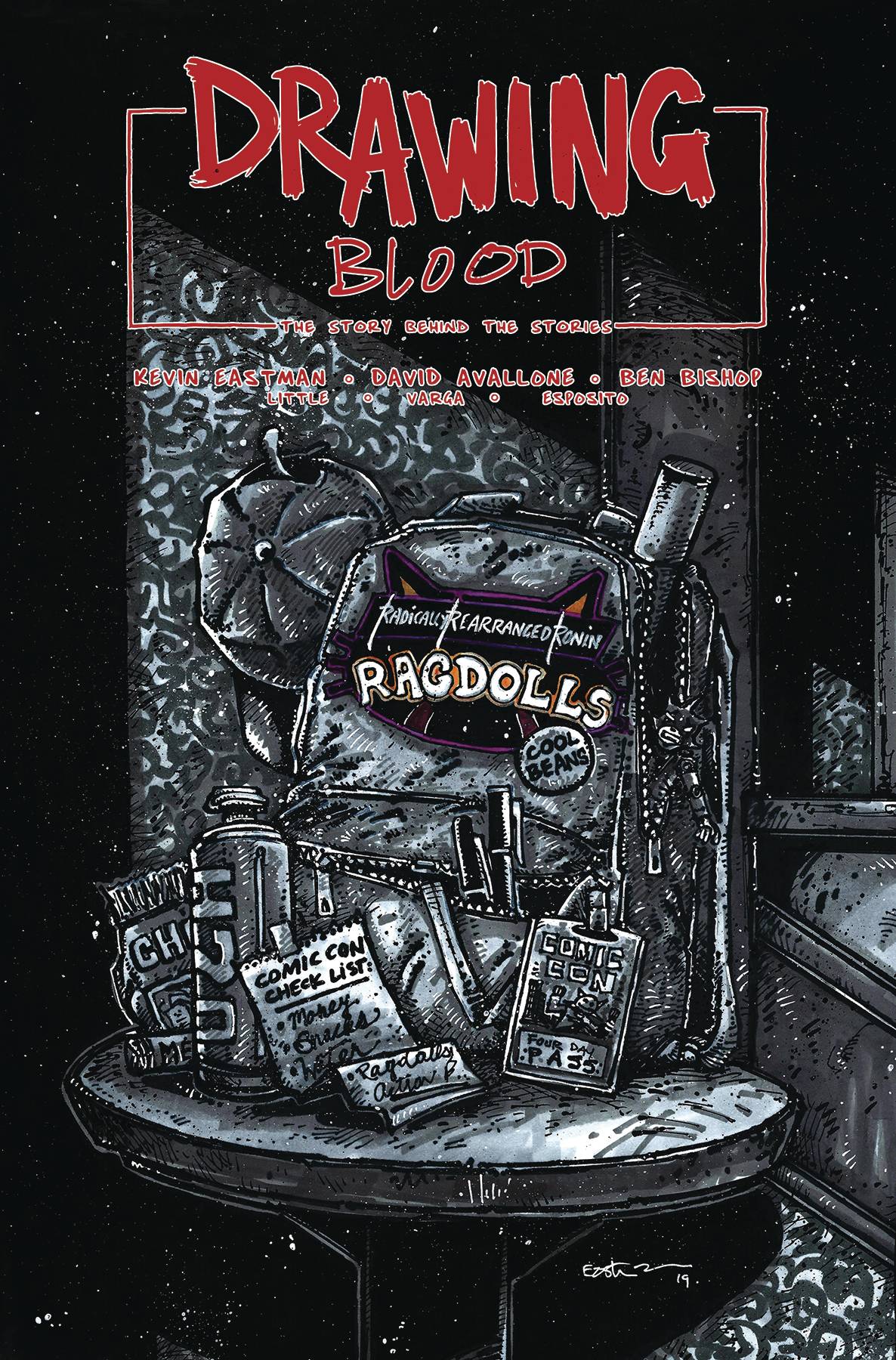 DRAWING BLOOD SPILLED INK #4 (OF 4) CVR B EASTMAN (MR)
