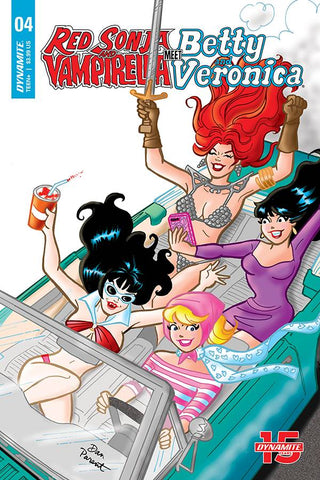 Red Sonja and Vampirella Meet Betty and Veronica 4 Var D Comic Book NM
