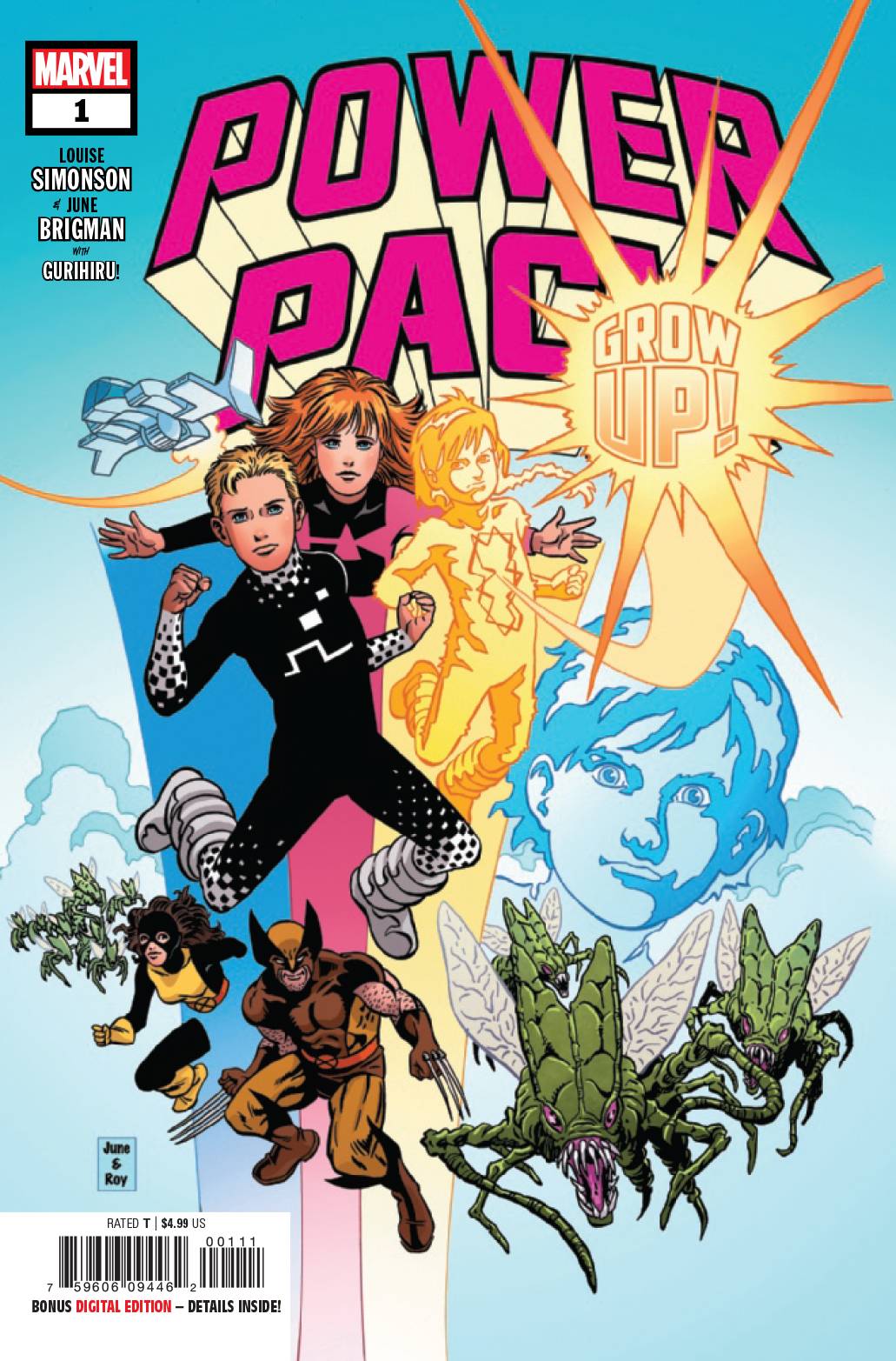 Power Pack: Grow Up 1 Comic Book NM