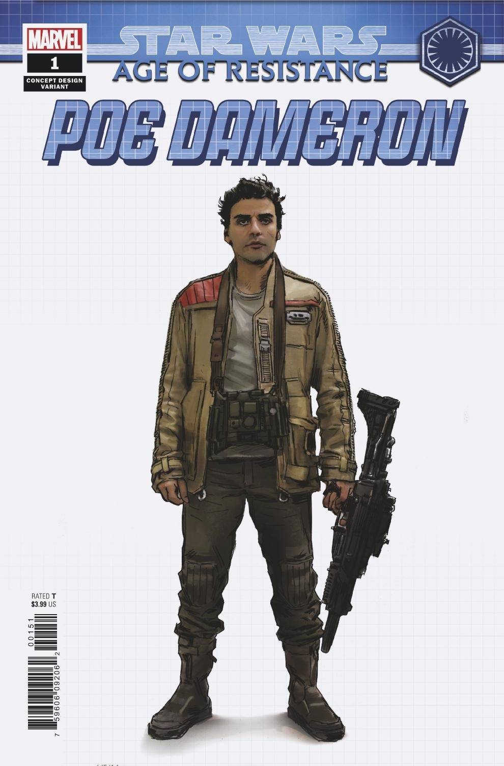 Star Wars: Age of Resistance—Poe Dameron 1 Var D Comic Book NM