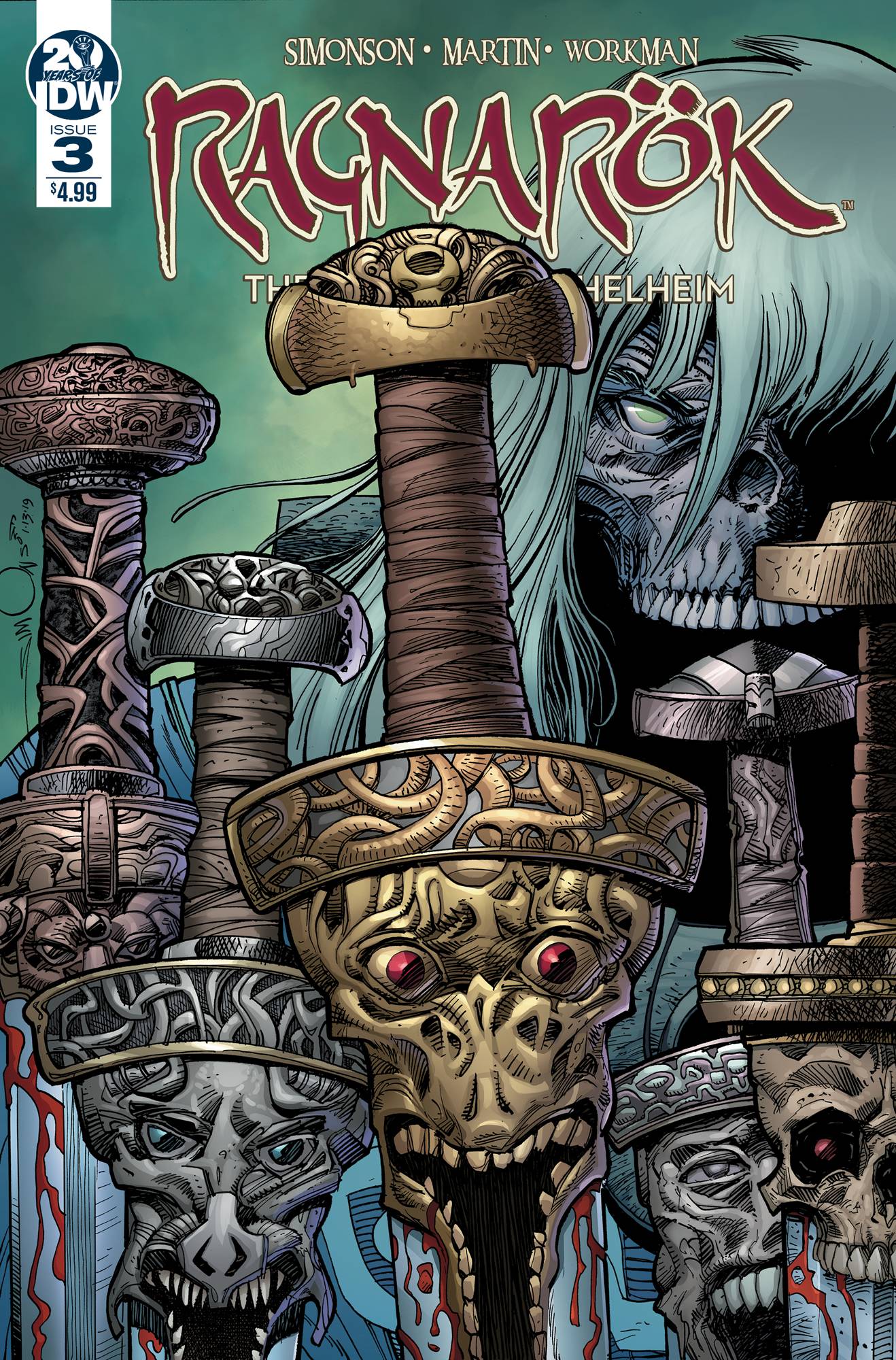 Ragnarok: The Breaking of Helheim 3 Var A Comic Book NM