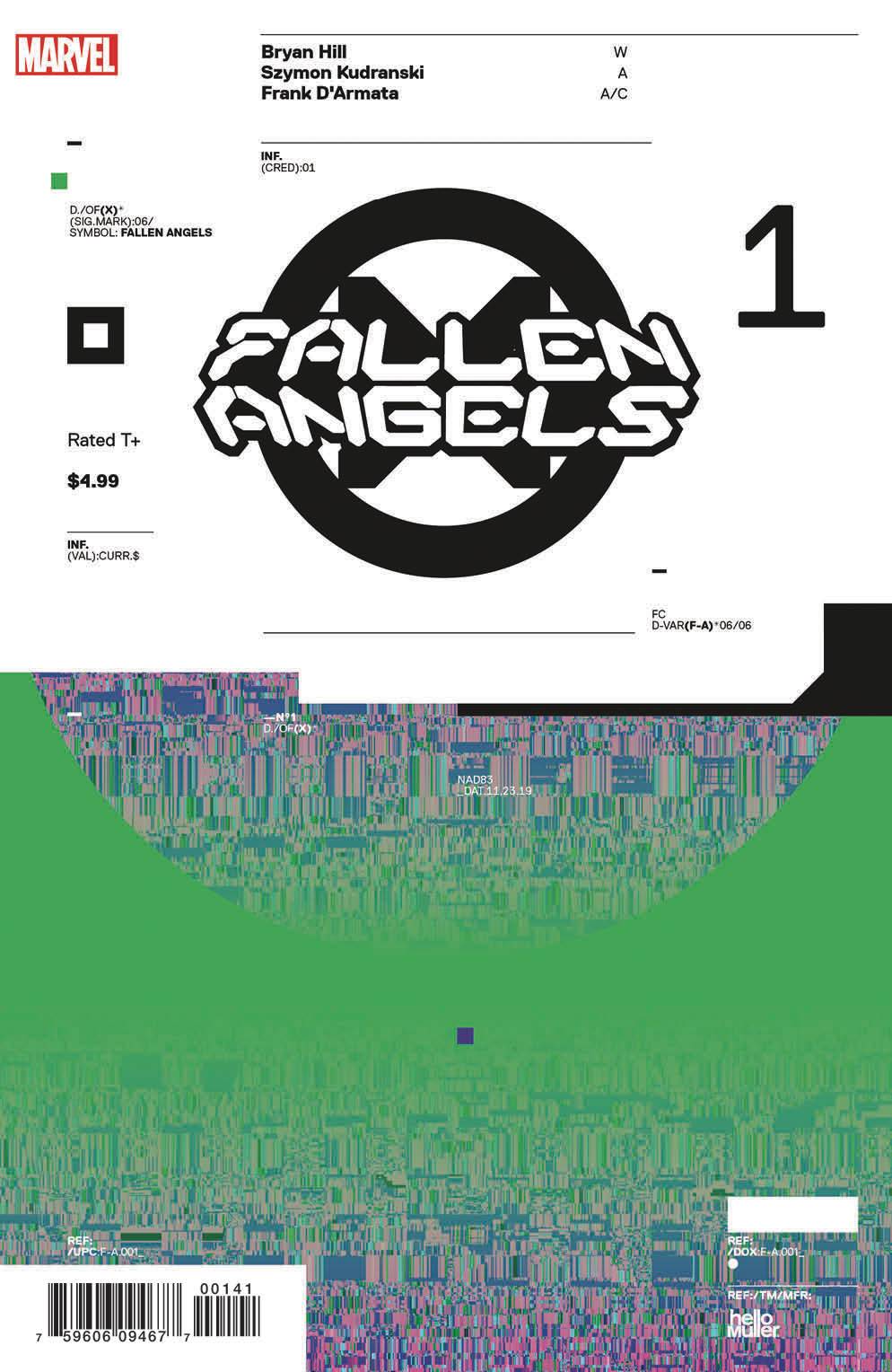 Fallen Angels #1 1:10 Tom Muller Design Variant