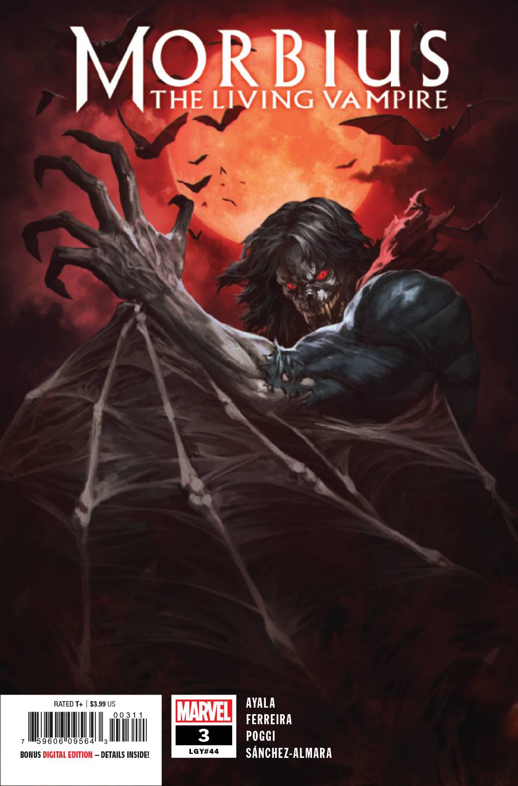 Morbius: The Living Vampire (3rd Series) 3 Comic Book NM