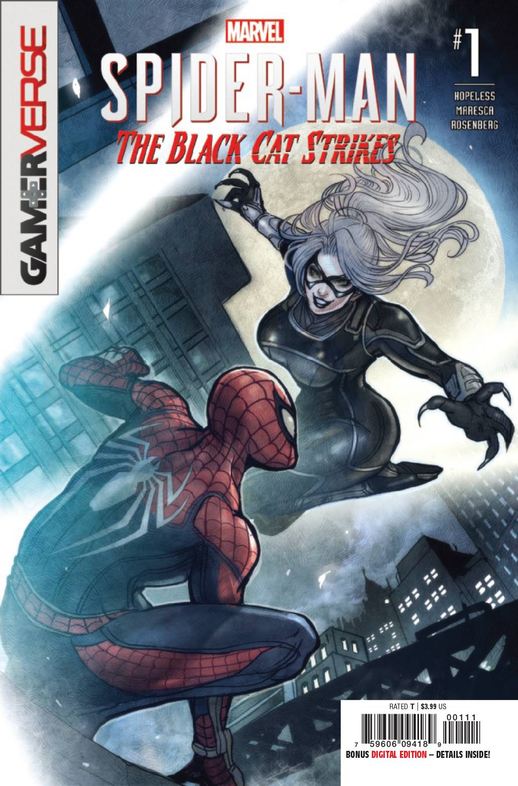 Marvel’s Spider-Man: The Black Cat Strikes 1 Comic Book NM