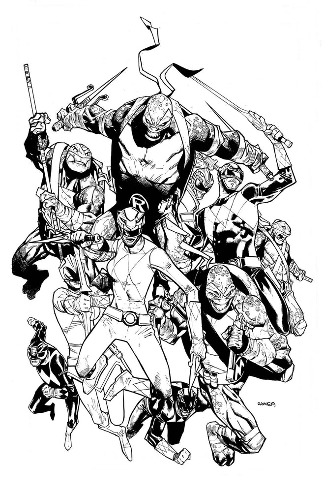 Mighty Morphin Power Rangers/Teenage Mutant Ninja Turtles 2 Var H Comic Book NM