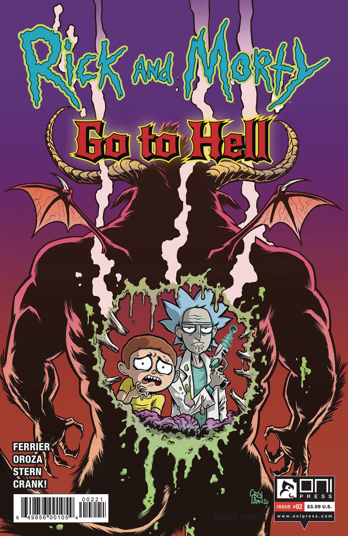 Rick and Morty Go to Hell 2 Var B Comic Book NM