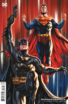 BATMAN SUPERMAN #13 CARD STOCK MARK BROOKS VAR ED
