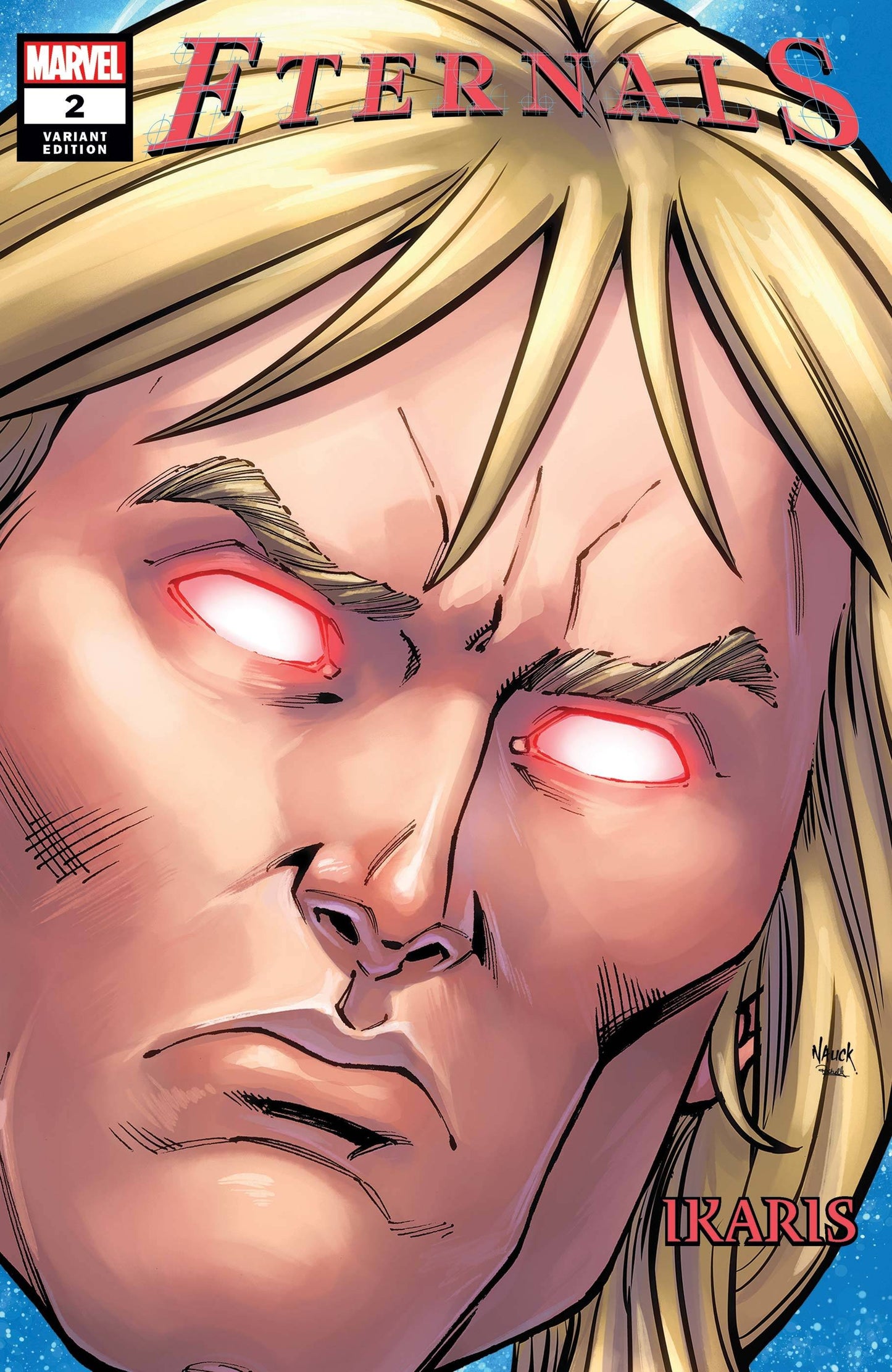 ETERNALS #2 NAUCK HEADSHOT VAR