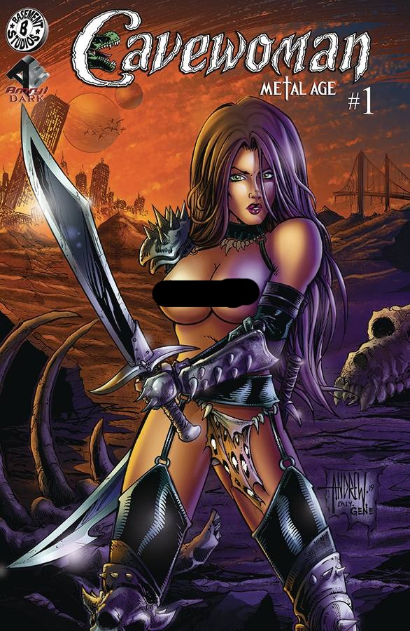 CAVEWOMAN METAL AGE #1 (OF 2) CVR C MANGUM NUDE (NET) (A) (C