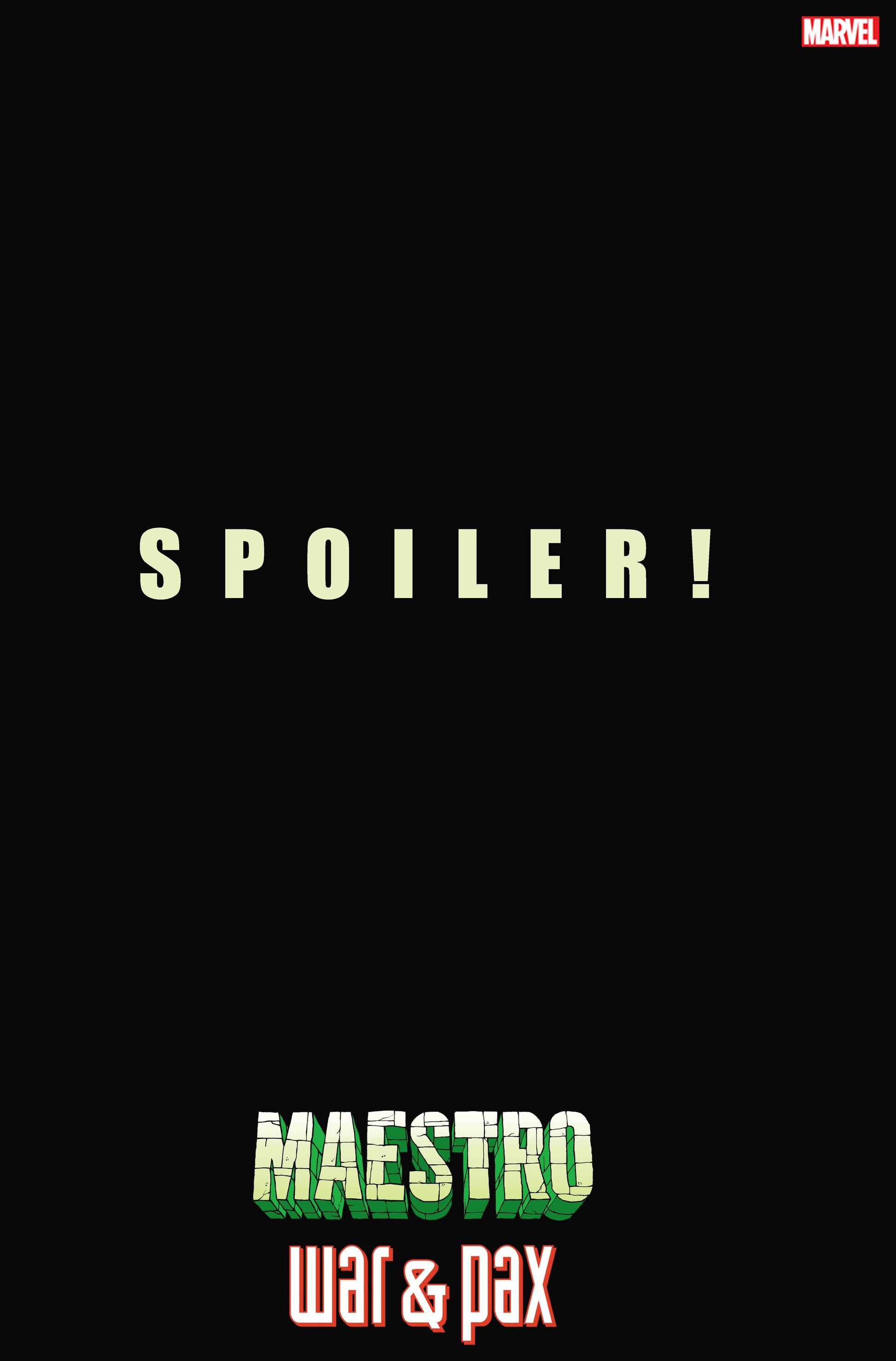 MAESTRO WAR AND PAX #1 (OF 5) YOUNG VAR