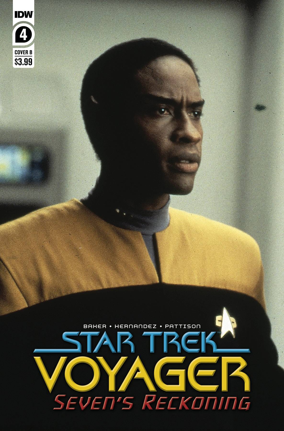 STAR TREK VOYAGER SEVENS RECKONING #4 (OF 4) CVR B PHOTO