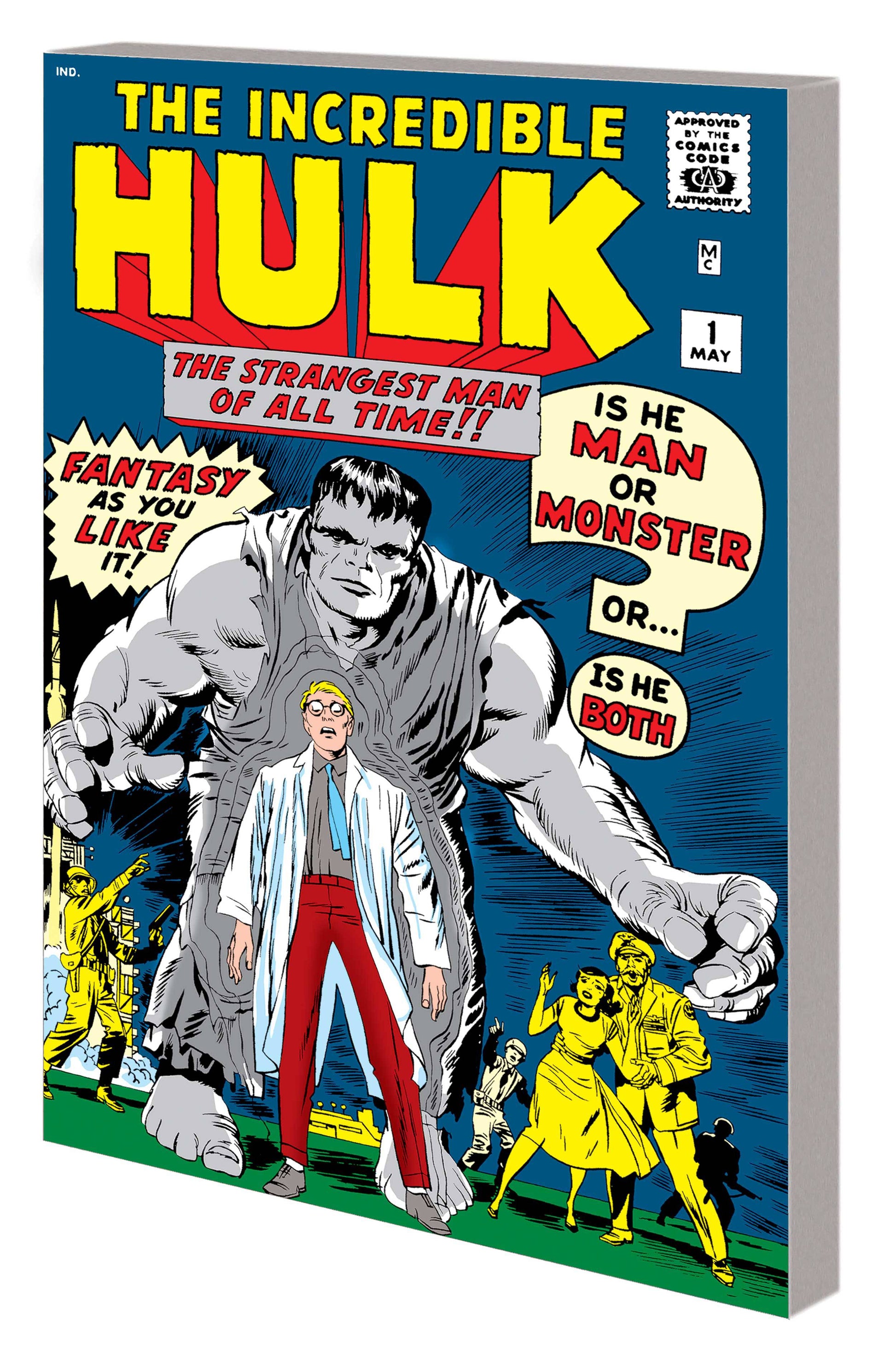 MIGHTY MARVEL MASTERWORKS: THE INCREDIBLE HULK VOL. 1 - THE GREEN GOLIATH GN-TPB ORIGINAL COVER [DM 