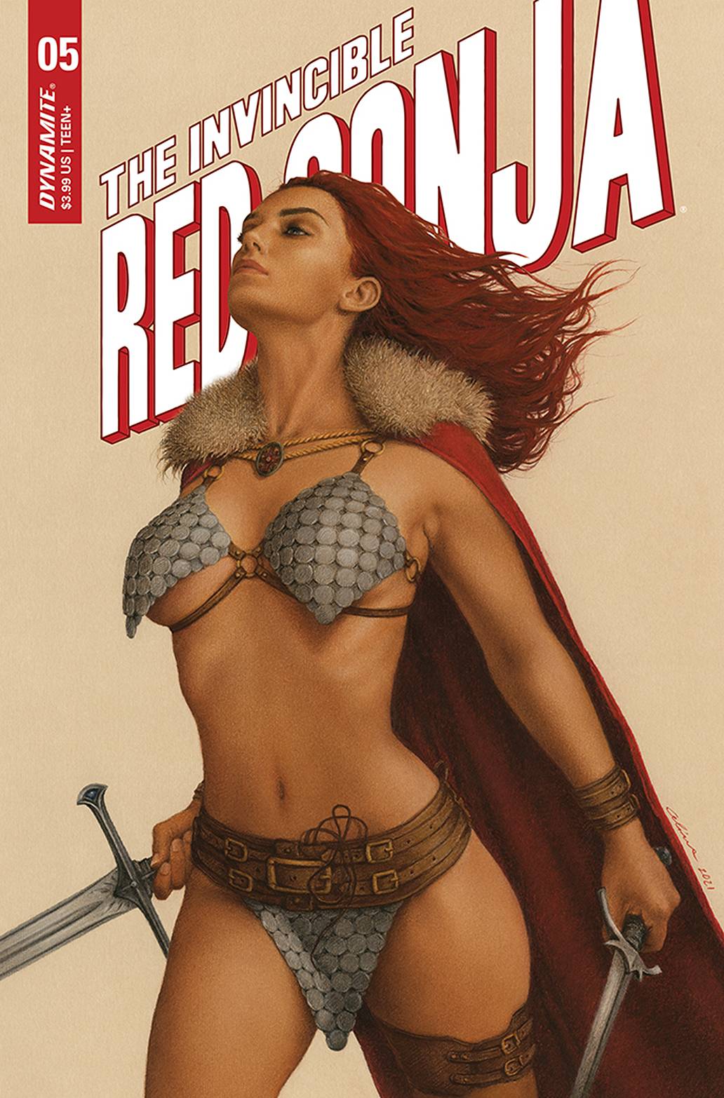 INVINCIBLE RED SONJA #5 CVR C CELINA