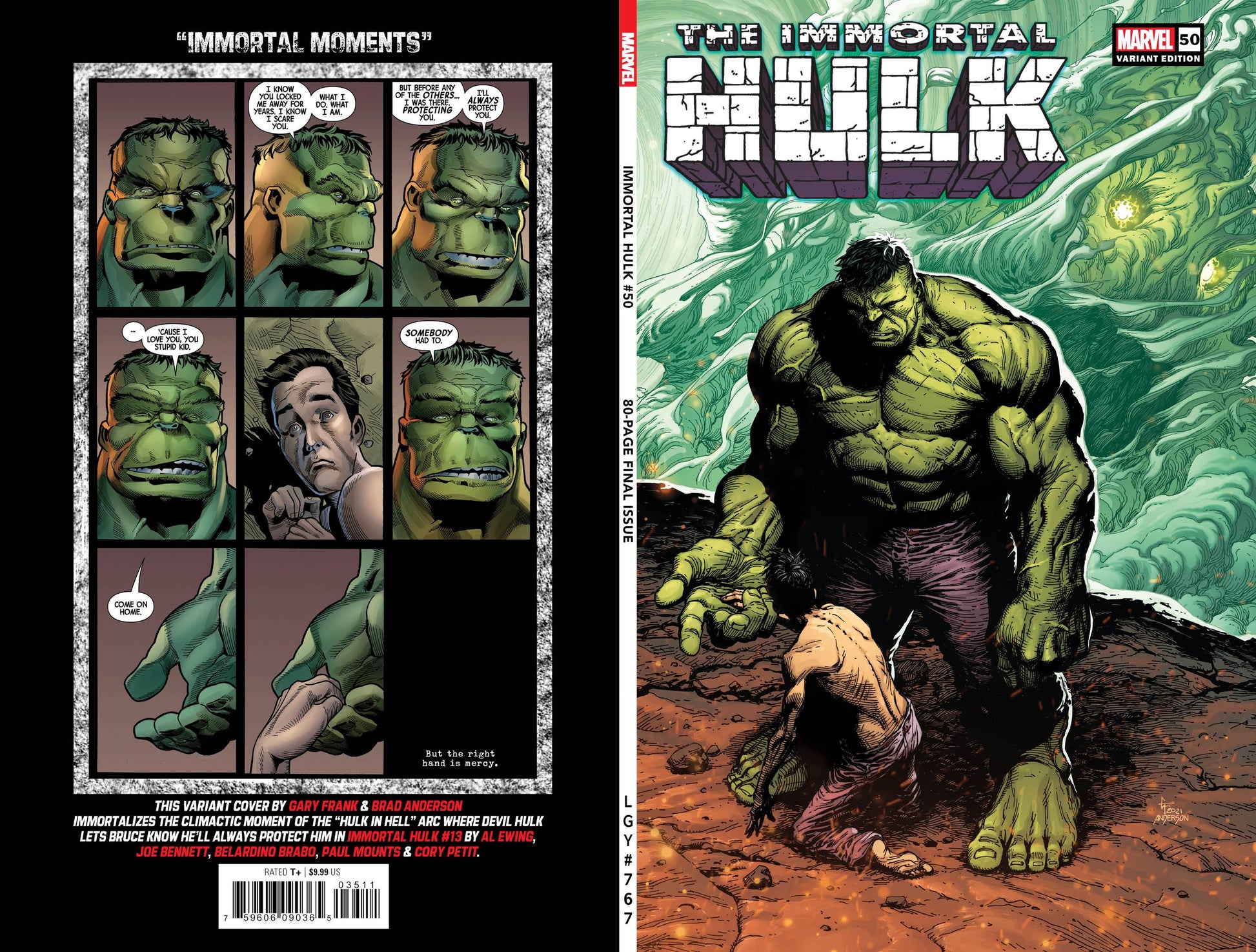 IMMORTAL HULK 50 FRANK VARIANT