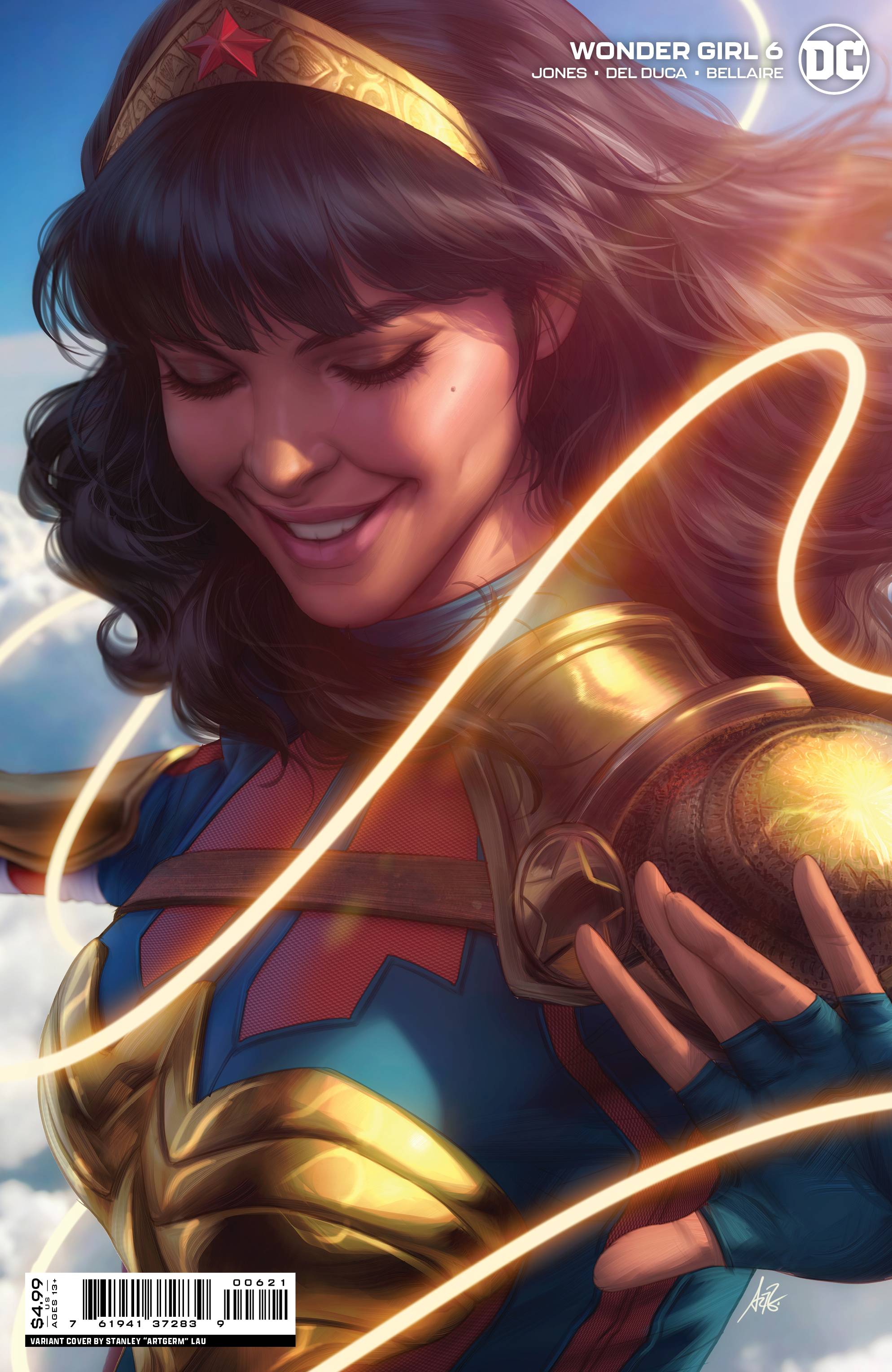 Wonder Girl #6 Cover B Stanley Artgerm Lau Card Stock Variant