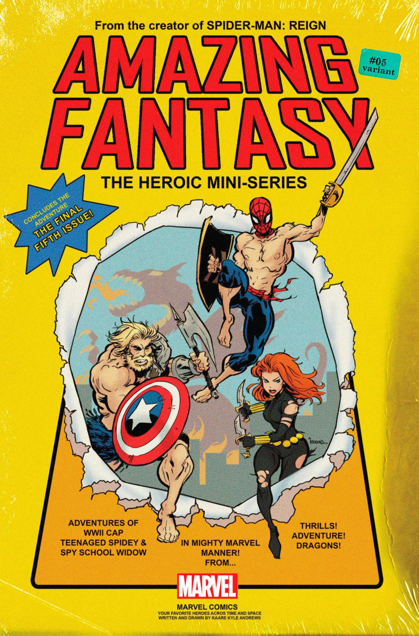 AMAZING FANTASY 5 ANDREWS VARIANT