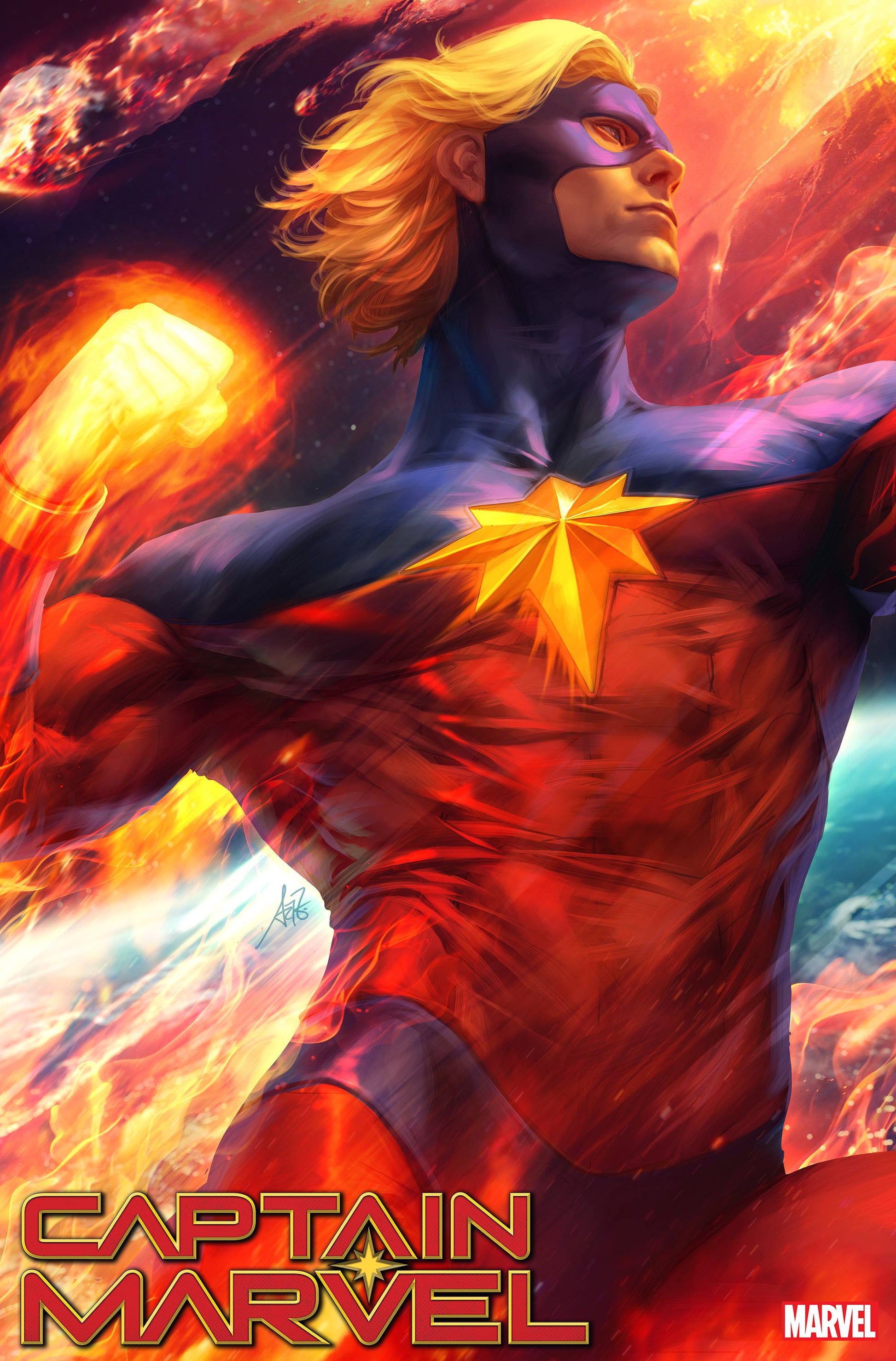 CAPTAIN MARVEL 34 ARTGERM TEASER VARIANT