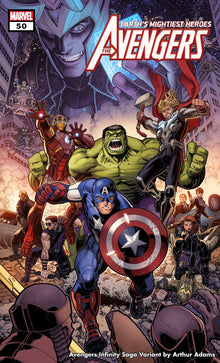 AVENGERS 50 ADAMS INFINITY SAGA PHASE 1 VARIANT