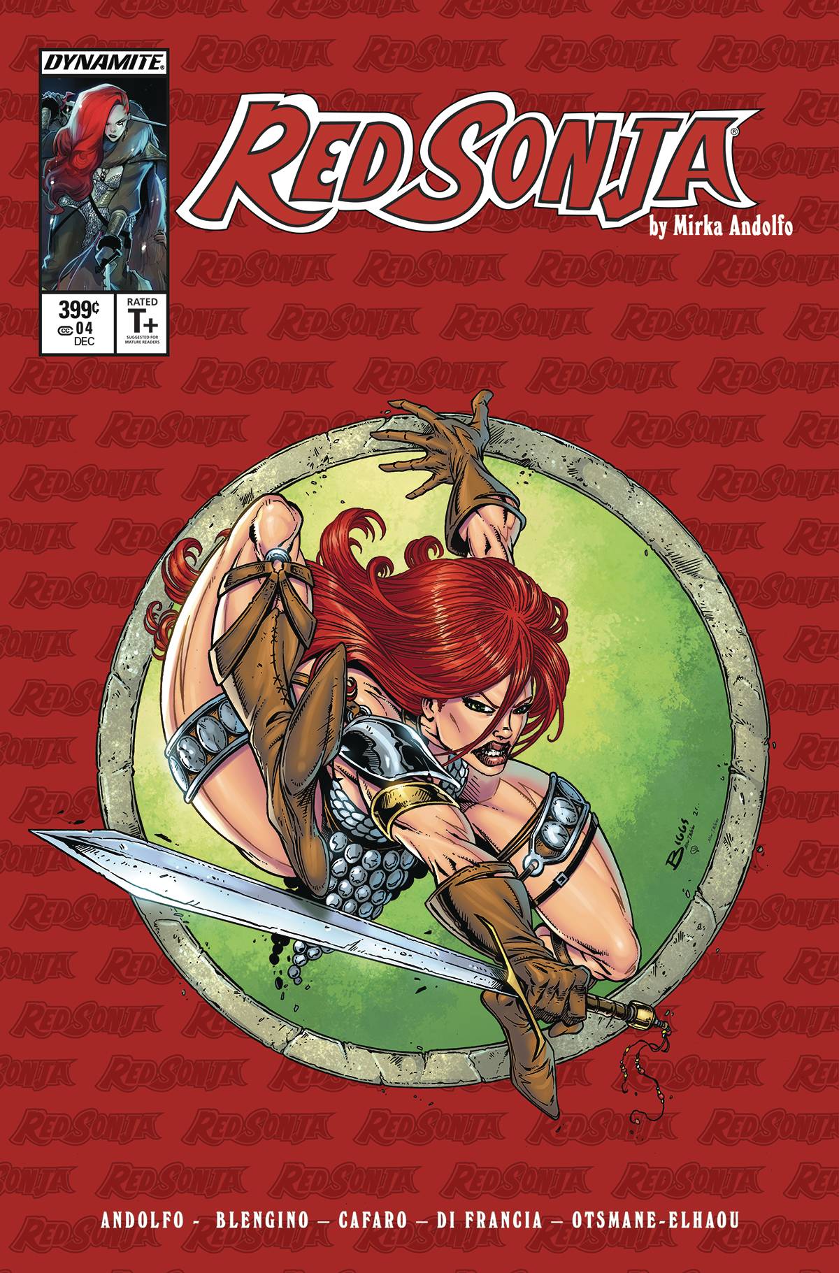 RED SONJA (2021) #4 CVR L FOC BONUS HOMAGE BIGGS ORIGINAL