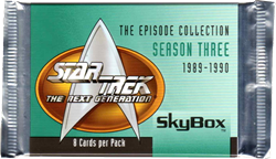 Star Trek: The Next Generation Season 3 Factory Sealed Trading Card Pack